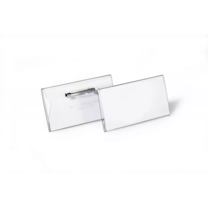 DURABLE Name Badge 40x75 mm with Pin Fastener, 100 Pieces 800119