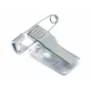 DURABLE Name Badge Holder 40x75 mm with Combi Clip, Acrylic, Transparent, 25/Pack (812119)