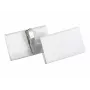 DURABLE Name Badge Holder 75x40 mm with Crocodile Clip, Transparent, 25-Pack 811019