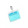 DURABLE Name Badge Holder with Clip, 60x90mm, Transparent, 5-Pack (861219)