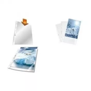 DURABLE PREMIUM A4 Punched Pockets Crystal Clear 50 Pack 268219