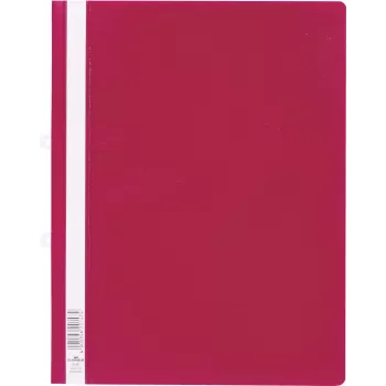 DURABLE Presentation Folder with Filing Slide A4+ Transparent, 25 Pack 258003