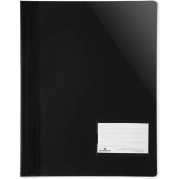 DURABLE Report File A4+ with Label Window 90x57 mm, Transparent, 25 Pack 269001