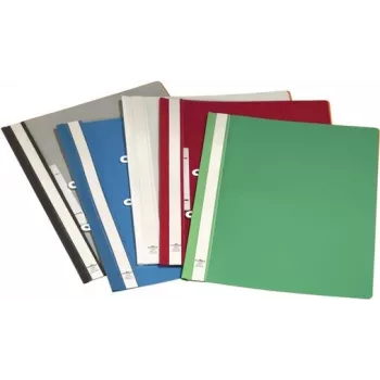 DURABLE Report File with Lifting Fastener A4+ Transparent, 25 Pack 258005