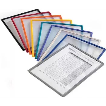 DURABLE SHERPA® PANEL A4 Document Display Panel, Black, 5 Pack 560605