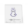 DURABLE STANDARD A4 Polypropylene Document Sleeves, Top & Side Opening, 100-Pack, Transparent 233719