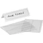 DURABLE Table Name Plate Tent Style 210x61 mm PET Clear 10 Pieces 804819