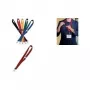 DURABLE Textile Lanyard 20 with Carabiner, Black, 10 Pack 813707