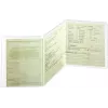 DURABLE Three-Part Info Sign Holder 210x105 mm, Transparent, Pack of 10 (214219)