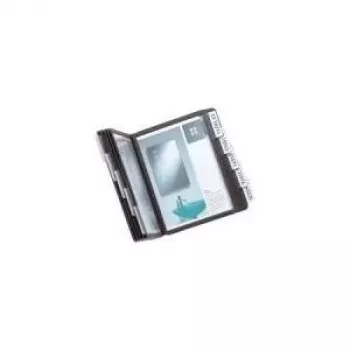 DURABLE VARIO TABLE 10 A5 Desktop Display System, 10 Panels, Assorted Frames 550601
