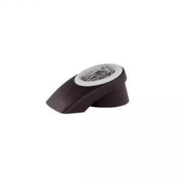 DURABLE VEGAS Paper Clip Dispenser, Magnetic Top, Transparent, 1 Piece 771301