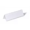 DURABLE VISIFIX® Table Name Plate Tent Style 61/122x210 mm, Transparent PVC, Pack of 25 (805219)