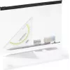 DURABLE ZIP BAG A5 Transparent Zipper Document Bag, Pack of 5 248001