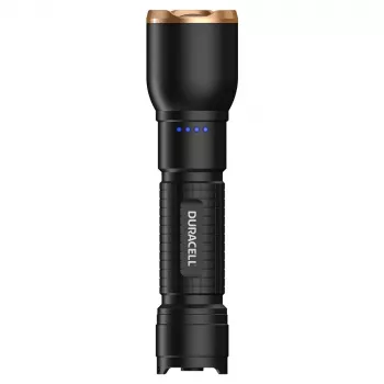 Duracell DF1500R Flashlight Black 1500 Lumens