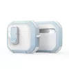 Dux Ducis AirPods 4 PECP Series PC+TPU Cover with Hook White Blue