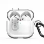 Dux Ducis Apple AirPods 4 PECL Series PC+TPU Cover with Hook Clear