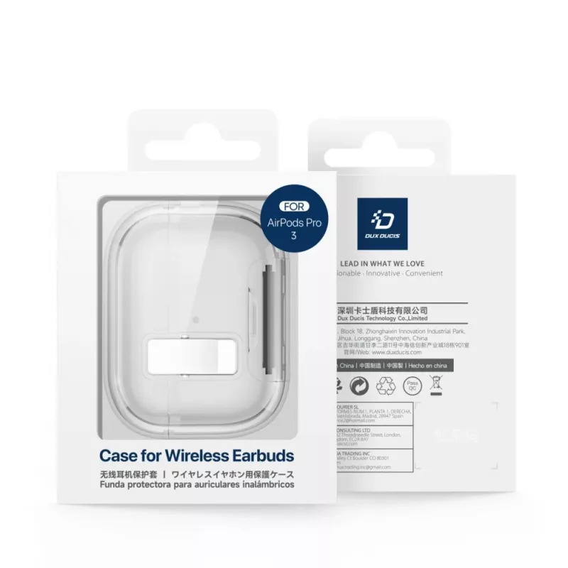 Dux Ducis Apple AirPods Pro 3 PC+TPU Case Clear