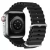 Dux Ducis Apple Silicone Strap for Apple Watch 42/44/45/46/49mm Black