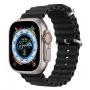 Dux Ducis Apple Silicone Strap for Apple Watch 42/44/45/46/49mm Black