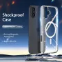 DUX DUCIS Clin Mag Case for iPhone 16, Transparent, MagSafe Compatible
