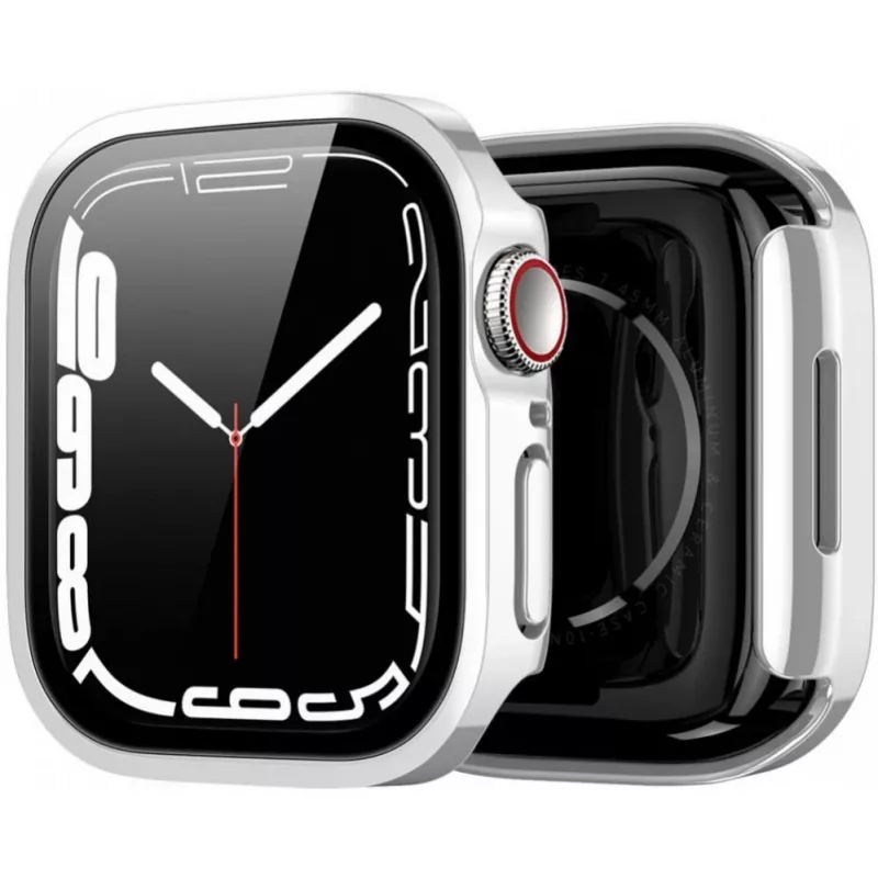 Dux Ducis Hamo Apple Watch Series 7/8/9 Case (PC) 45mm Silver