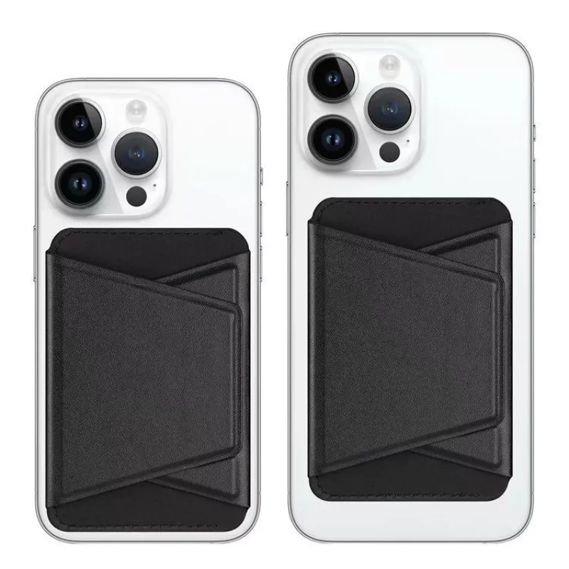 Dux Ducis Magnetic PU Leather Wallet Stand Case for Apple iPhone 13 Pro Max - Black