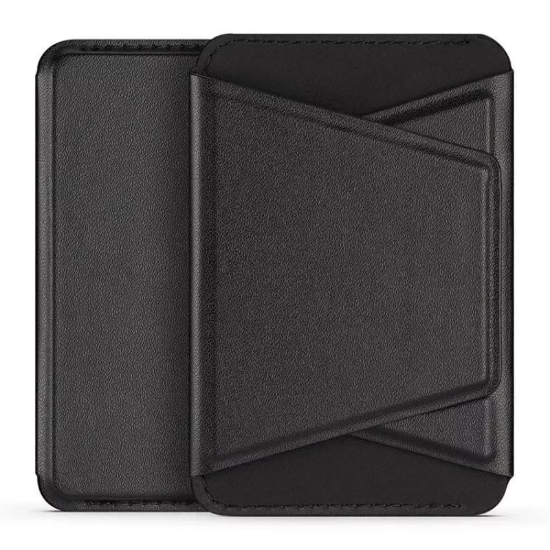 Dux Ducis Magnetic PU Leather Wallet Stand Case for Apple iPhone 13 Pro Max - Black