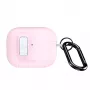 Dux Ducis PECQ Series PC+TPU Cover with Hook for Apple AirPods Pro (2nd Gen) White Pink
