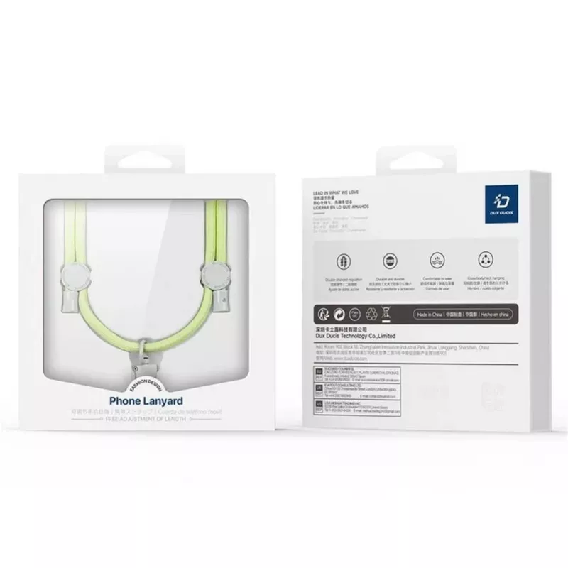 DUX DUCIS Plaz Cross-Body Phone Strap Green/Yellow