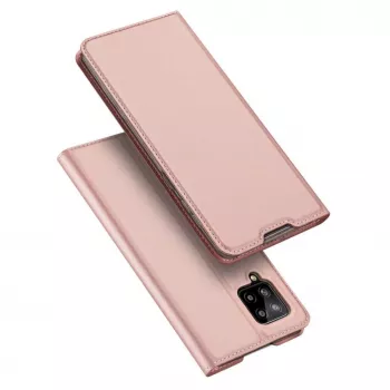 DUX DUCIS Skin Pro Flip Case for Samsung Galaxy A54 5G, Pink, PU Leather with Card Slot and Stand