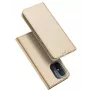 Dux Ducis Skin Pro Series Flip Card Wallet Stand Case for Xiaomi Redmi 12C / Poco C55, Gold