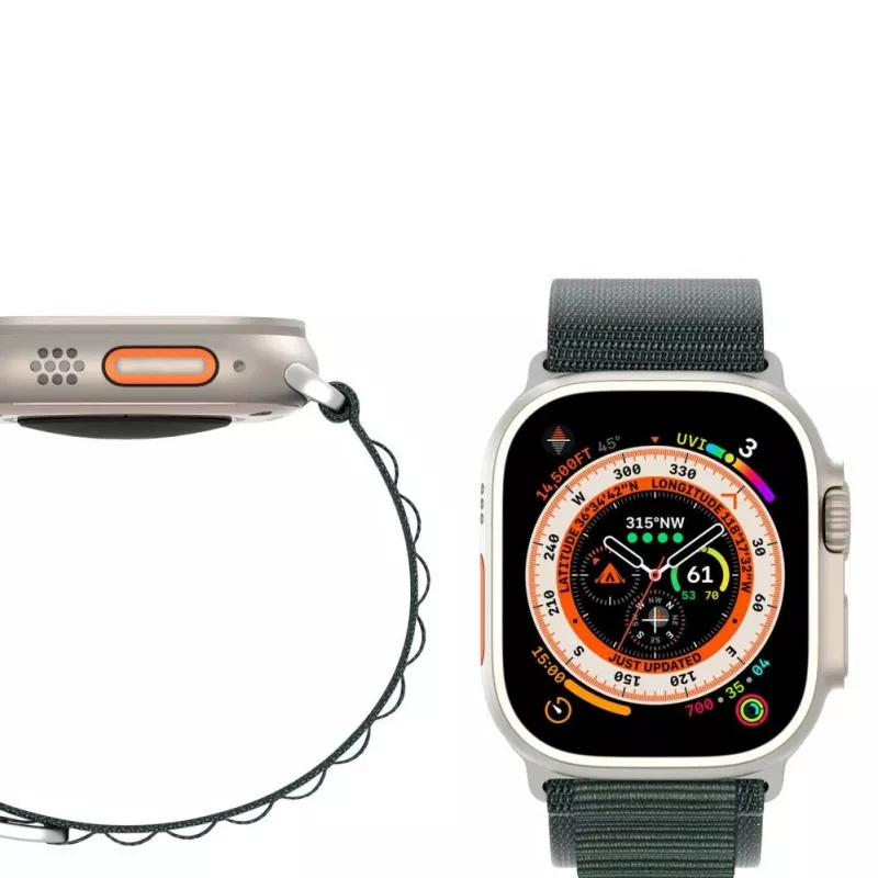 Dux Ducis Strap GS Version Sport Strap with Buckle for Apple Watch 42/44/45/49mm - Green