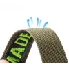 Dux Ducis Strap (Outdoor Version) for Apple Watch Ultra, SE, 8, 7, 6, 5, 4, 3, 2, 1 (49, 45, 44, 42 mm) Nylon Band Bracelet Black Green