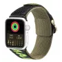 Dux Ducis Strap (Outdoor Version) for Apple Watch Ultra, SE, 8, 7, 6, 5, 4, 3, 2, 1 (49, 45, 44, 42 mm) Nylon Band Bracelet Black Green