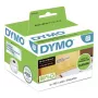 DYMO Authentic LabelWriter Large Address Labels 36mm x 89mm Clear, 2 Rolls of 130 (260 Labels)
