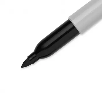 DYMO Sharpie Fine Point Permanent Marker Black (2-Pack)