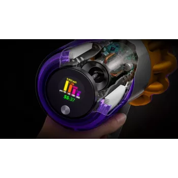 Dyson V15s Detect Submarine 2-in-1 Stick Vacuum, Dry & Wet, Bagless, 0.77 L, Nickel/Yellow