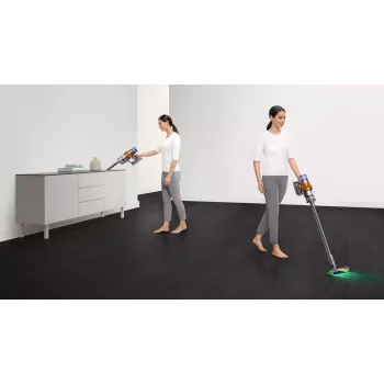 Dyson V15s Detect Submarine 2-in-1 Stick Vacuum, Dry & Wet, Bagless, 0.77 L, Nickel/Yellow