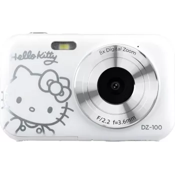 DZ-100 Hello Kitty White Portable Speaker with 3.5mm Jack, 2W RMS, USB Powered
