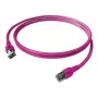 EASYLAN FlexBoot Cat.6 S/FTP Patch Cable, Violet, 1.0 m