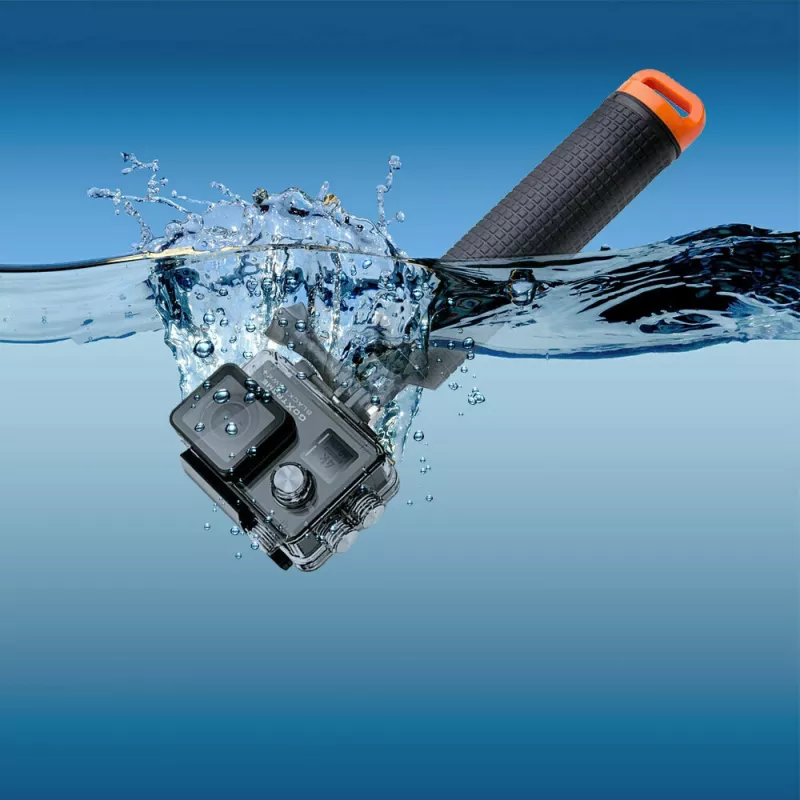 Easypix GoXtreme Waterproof Floating Grip 55241 - 12-Piece Action Camera Accessory Set