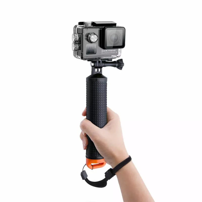 Easypix GoXtreme Waterproof Floating Grip 55241 - 12-Piece Action Camera Accessory Set