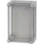 Eaton CI43-150 Wall-Mounted Enclosure, Polycarbonate, Grey with Transparent Door, IP65, 150x150x130mm 022273