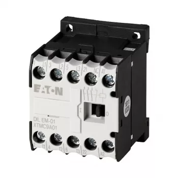Eaton DILEM-01 Power Contactor, 3P+1NO, 230V 50Hz / 240V 60Hz, 4kW AC-3, IP20 (051795)