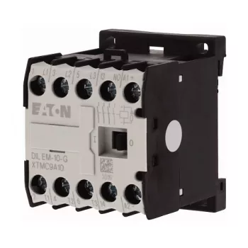 Eaton DILEM-10-G 24VDC Mini Contactor – 3 Poles + 1 NO, 4 kW @ 400V AC-3