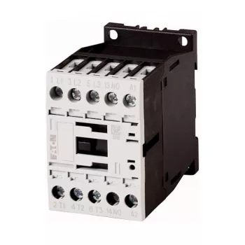 Eaton DILM12-10 Power Contactor – 230V AC Coil, 3-Pole + 1 NO, 12A AC-3, 5.5kW, IP20, DIN Rail Mount