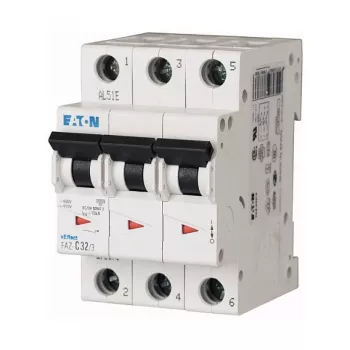 EATON FAZ-C16/3 16 A 3-Pole C-Curve Miniature Circuit Breaker