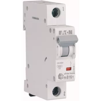 Eaton HN-B16/1 Type B Miniature Circuit Breaker, 16 A, 1-Pole, 6 kA, 230 V AC, DIN Rail Mount, 1 Module Width