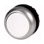 Eaton M22-DL-W Pushbutton Actuator, White, Metal Front Ring, 22.5mm