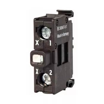 Eaton M22-LEDC-W White LED Element, Base Mounting, 12-230V AC/DC, 8-15mA, Screw Terminals
